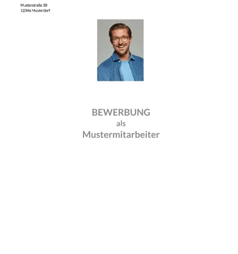 Vorlage Word Bewerbung